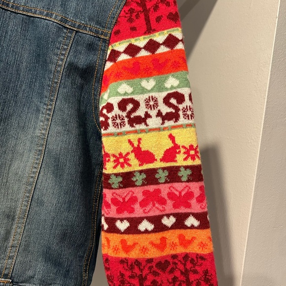 Children’s Place Jean Sweater Sleeve Jacket - Picture 5 of 12